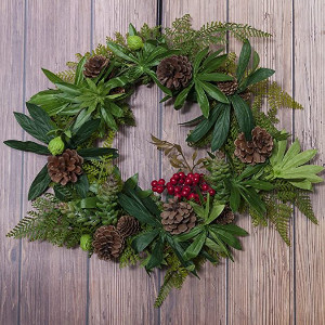 Las Mejores Coronas de Navidad para la Puerta de Casa