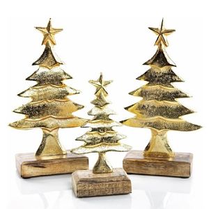 árboles de Navidad metálicos