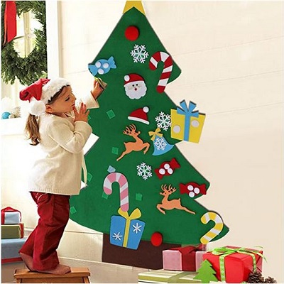Lee más sobre el artículo Cómo hacer árbol de Navidad de fieltro