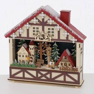 Hacer casitas de Navidad con madera DIY