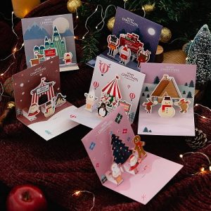 DIY tarjetas de Navidad 3D