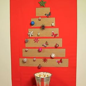 hacer árbol de Navidad de madera