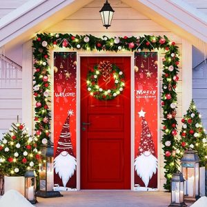 Decoración de Navidad para Puertas de Entrada