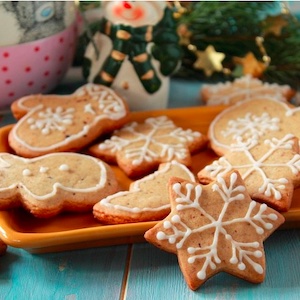 Galletas navideñas de jengibre hechas con Thermomix