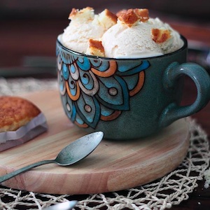 Receta de helado de turrón duro casero