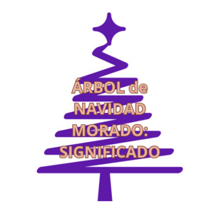 Significado del árbol de Navidad morado