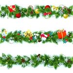 ¿Qué tipos de guirnaldas se utilizan para decorar en Navidad?