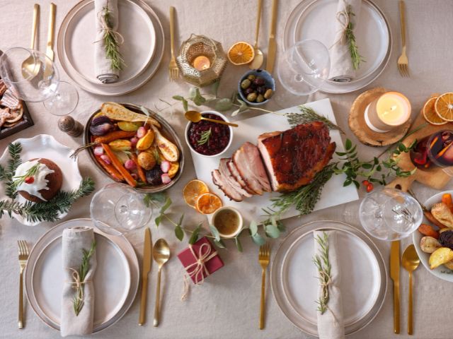 Cómo decorar tu mesa para Navidad